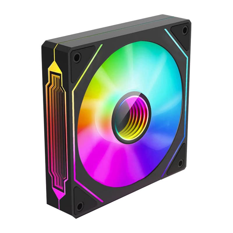Prism 4PRO 12cm PWM+ARGB Temperature Control RGB Cooling Fan 3