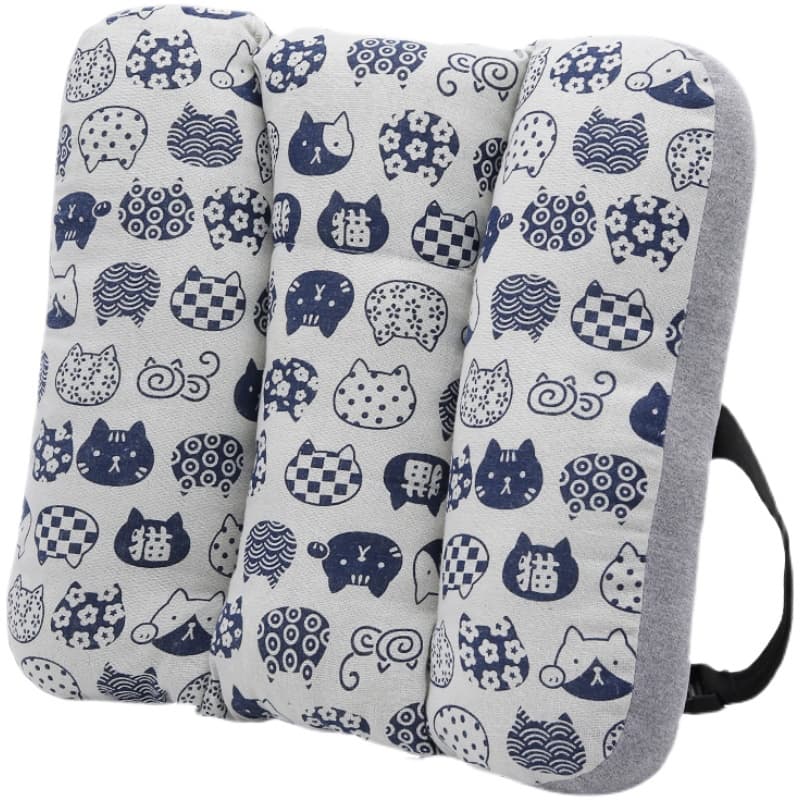 Making a living office chair lumbar cushion lumbar pillow office chair lumbar backrest cushion summer lumbar cushion pillow chair student 5