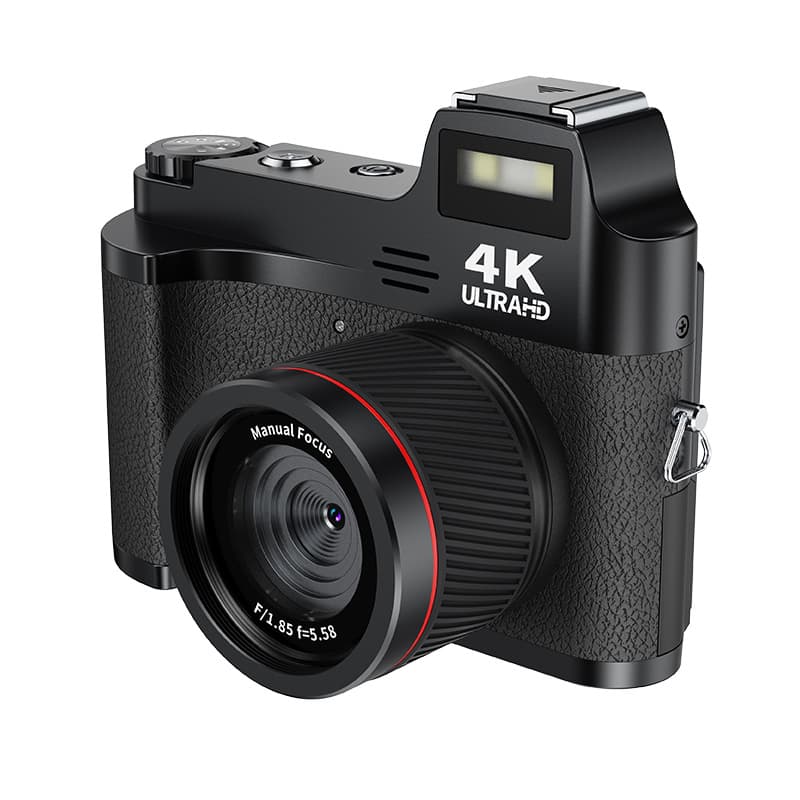 Hot upgrade TDC5010P retro camera 4k high-definition recording 48 million photo pixels 18x digital zoom 5