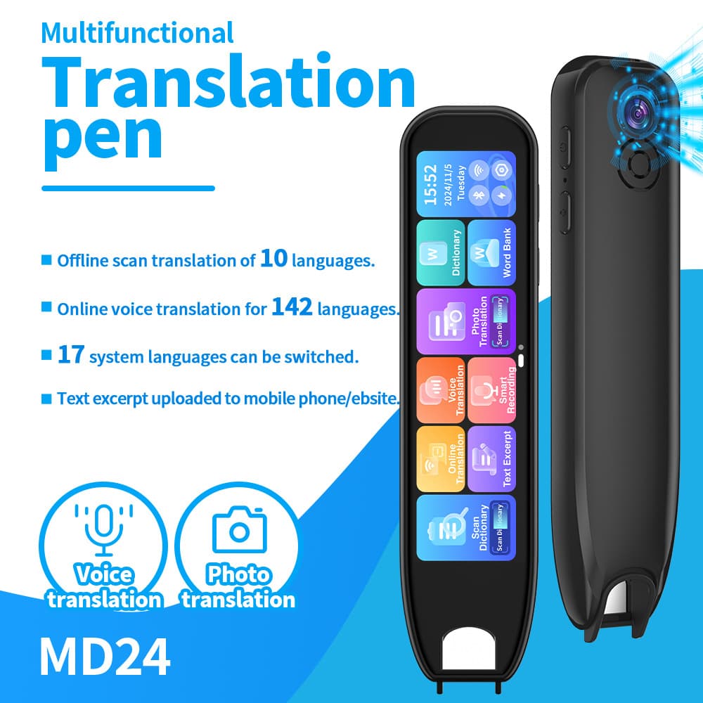 Mengdou's new product Voice translator translation pen cross-border version photo translation pen factory 2