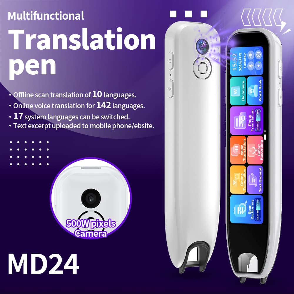 Mengdou's new product Voice translator translation pen cross-border version photo translation pen factory 3