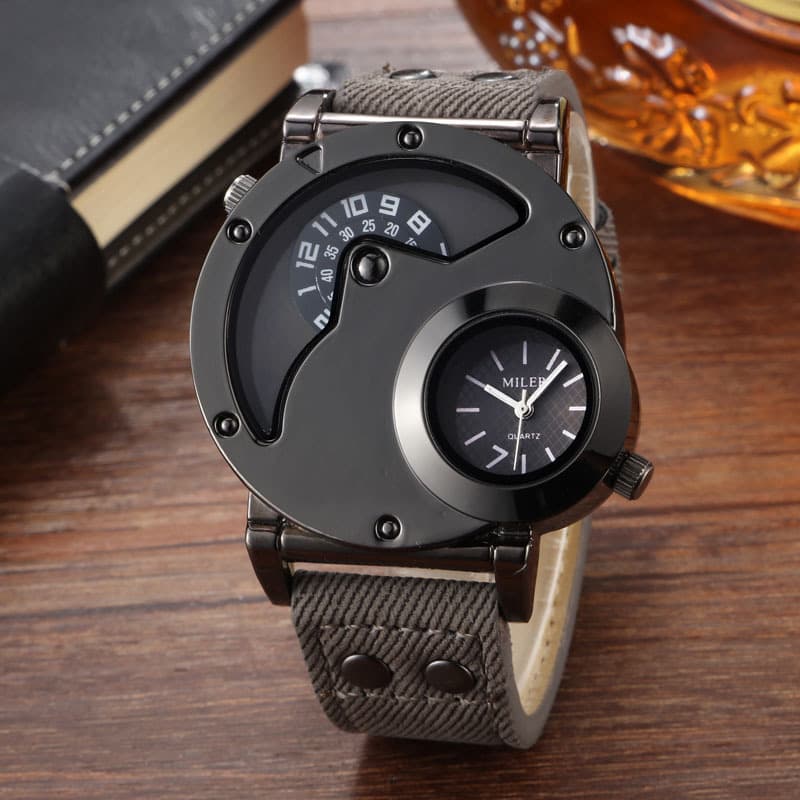 (Cross-border trading), denim travel retro watch strap, men's watch 2