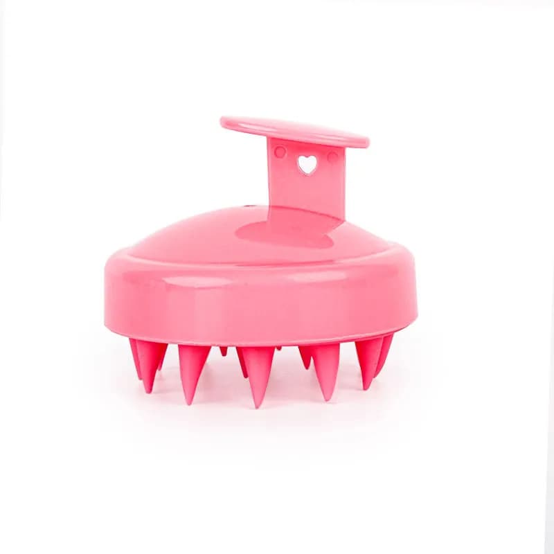 [Hot Selling Massage Comb Silicone Baby Hair Shampoo Brush] 1