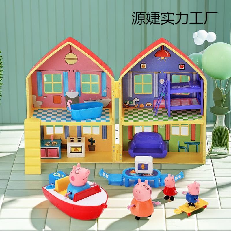 Children's family toy, doll, set, men's gift box for boys and girls, full set 2