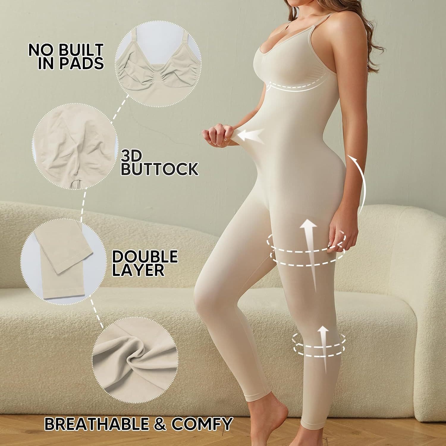 (Cross-border trading), shapewear, waist belt, trousers, bodysuit, European style, lifting effect 2