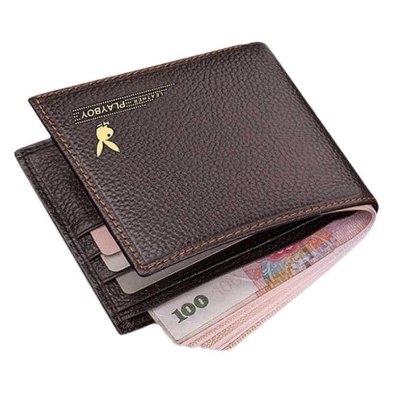 Playboy, men's short thin wallet for students 5