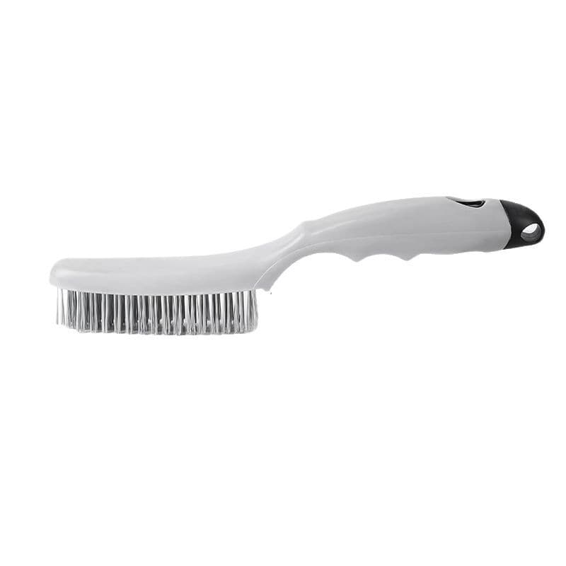 Wire brush rust removal and grinding tool multi-function cleaning brush with handle steel brush iron brush Xiaogang brush industrial hard hair 5
