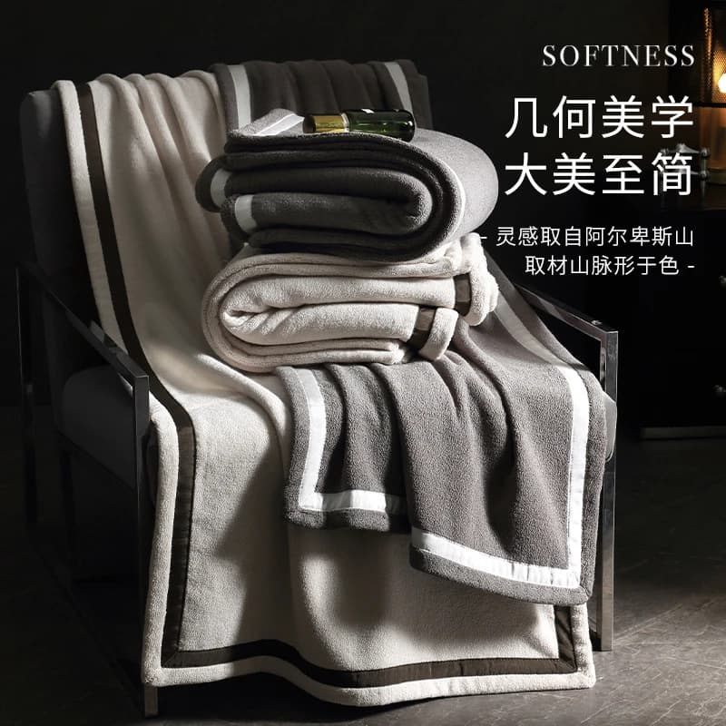 Antibacterial cotton bath towel for men and women for home use, increased thickness, water absorbent 3