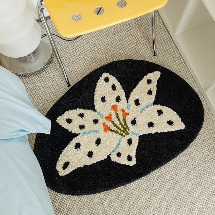 Doormat made of faux fur, carpet, water absorbent, increased thickness 4