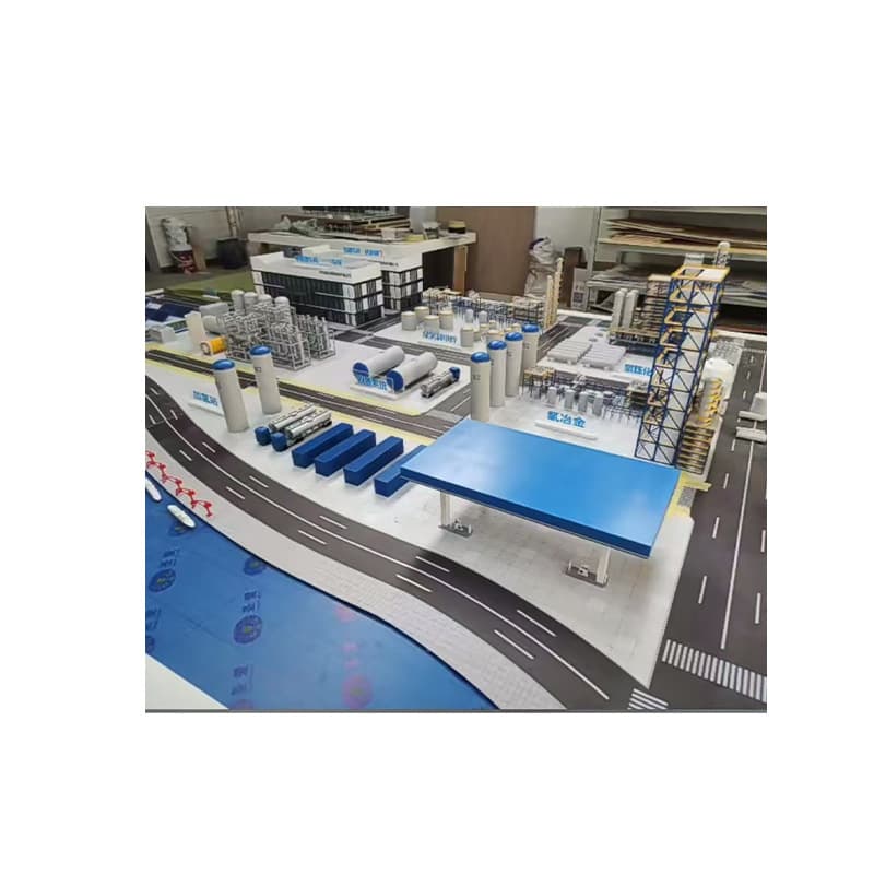 Industrial agricultural model design Farmland manor villa model production Real estate exhibition hall small building model 5