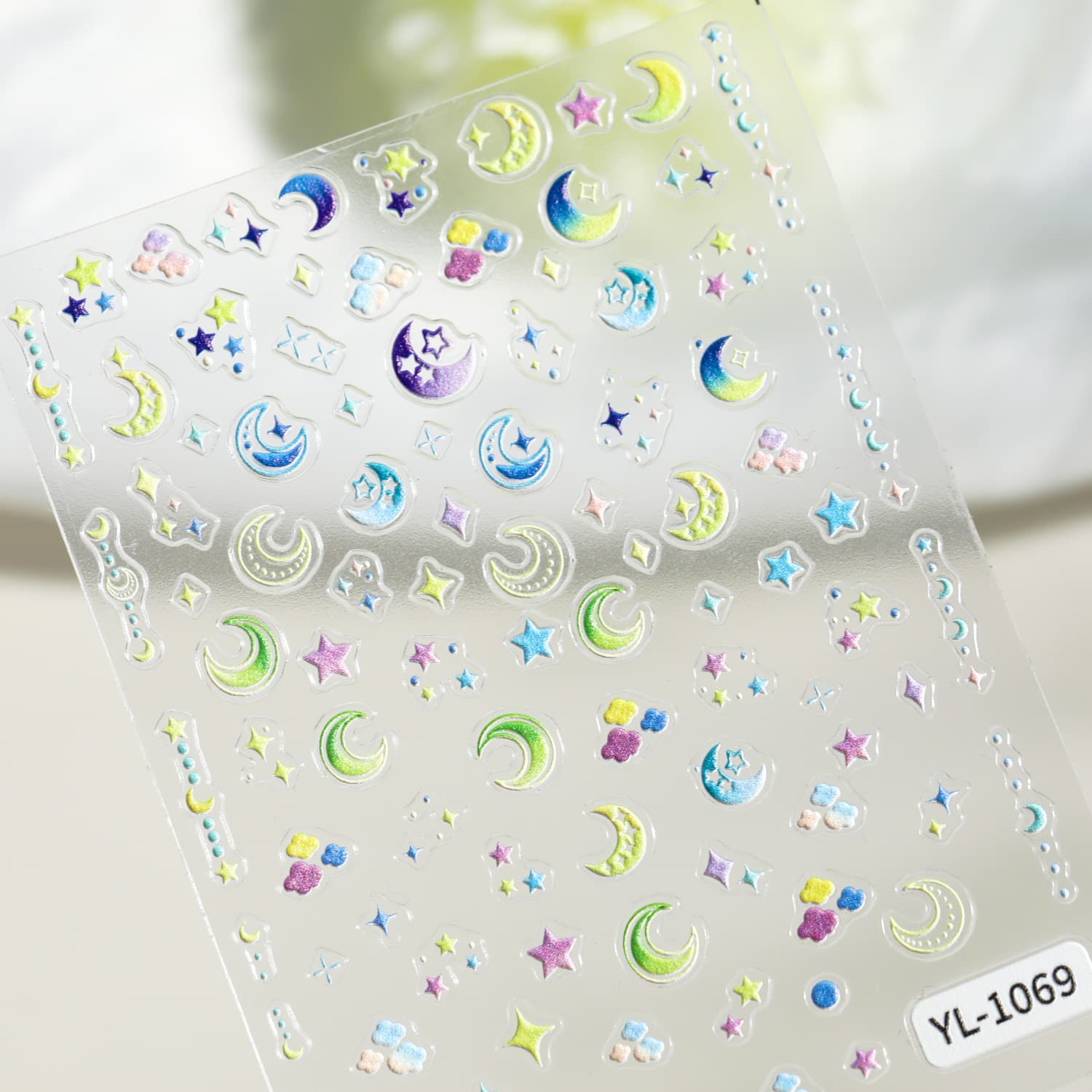 Starry sky, nail stickers, three dimensional fake nails, sticker for nails, accessory 3