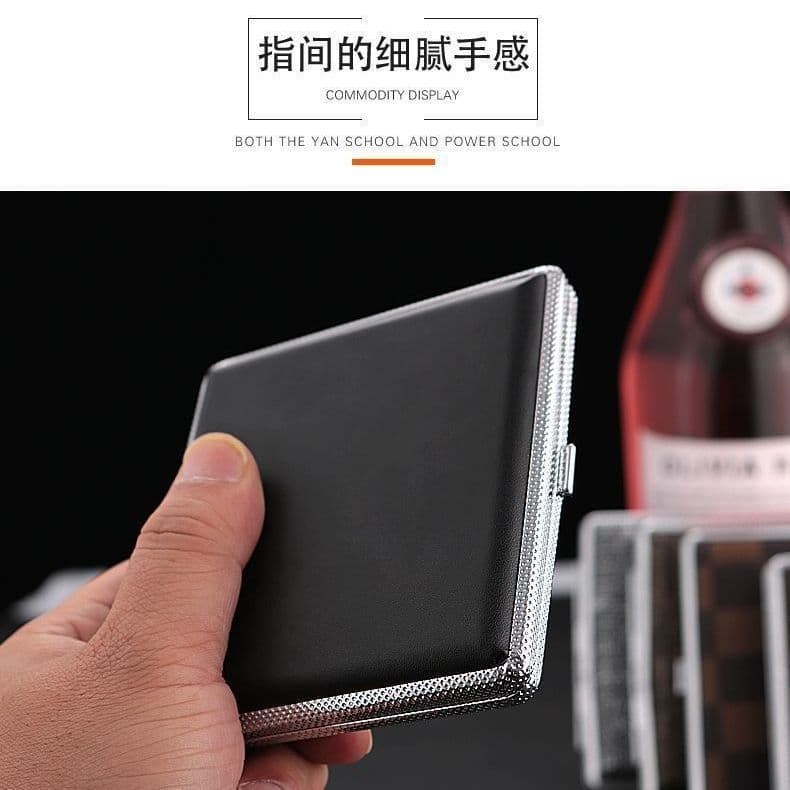 Ultra thin handheld high-end creative cigarette case 2