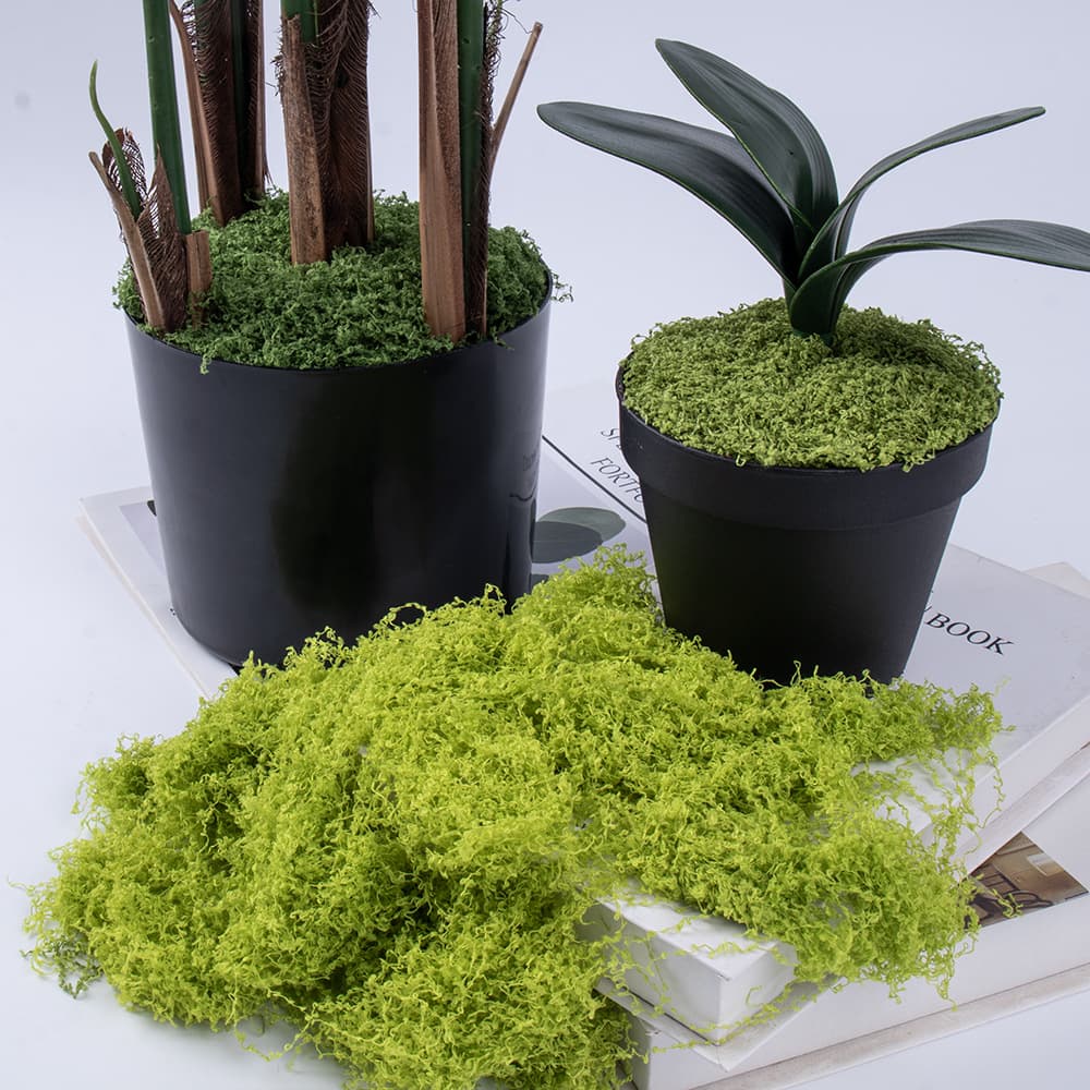 Cross-border simulated moss artificial moss wholesale DIY sand tray plant landscape fake lawn plant flower wall decoration 4
