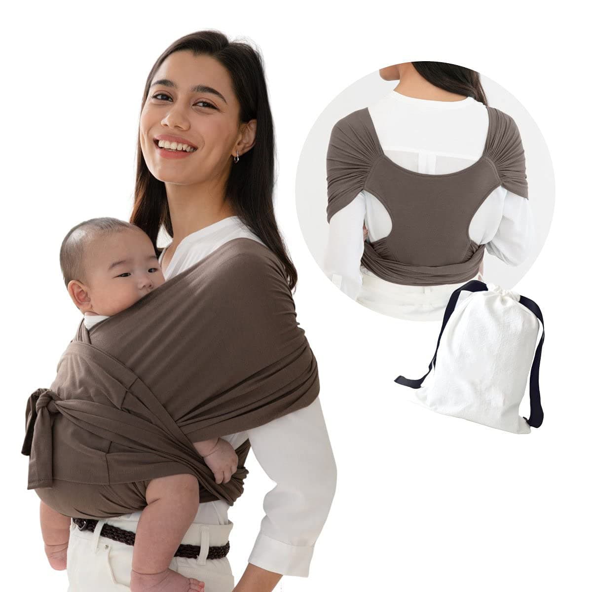Sling, breathable children's suspenders for new born, simple scarf, lifting effect 4