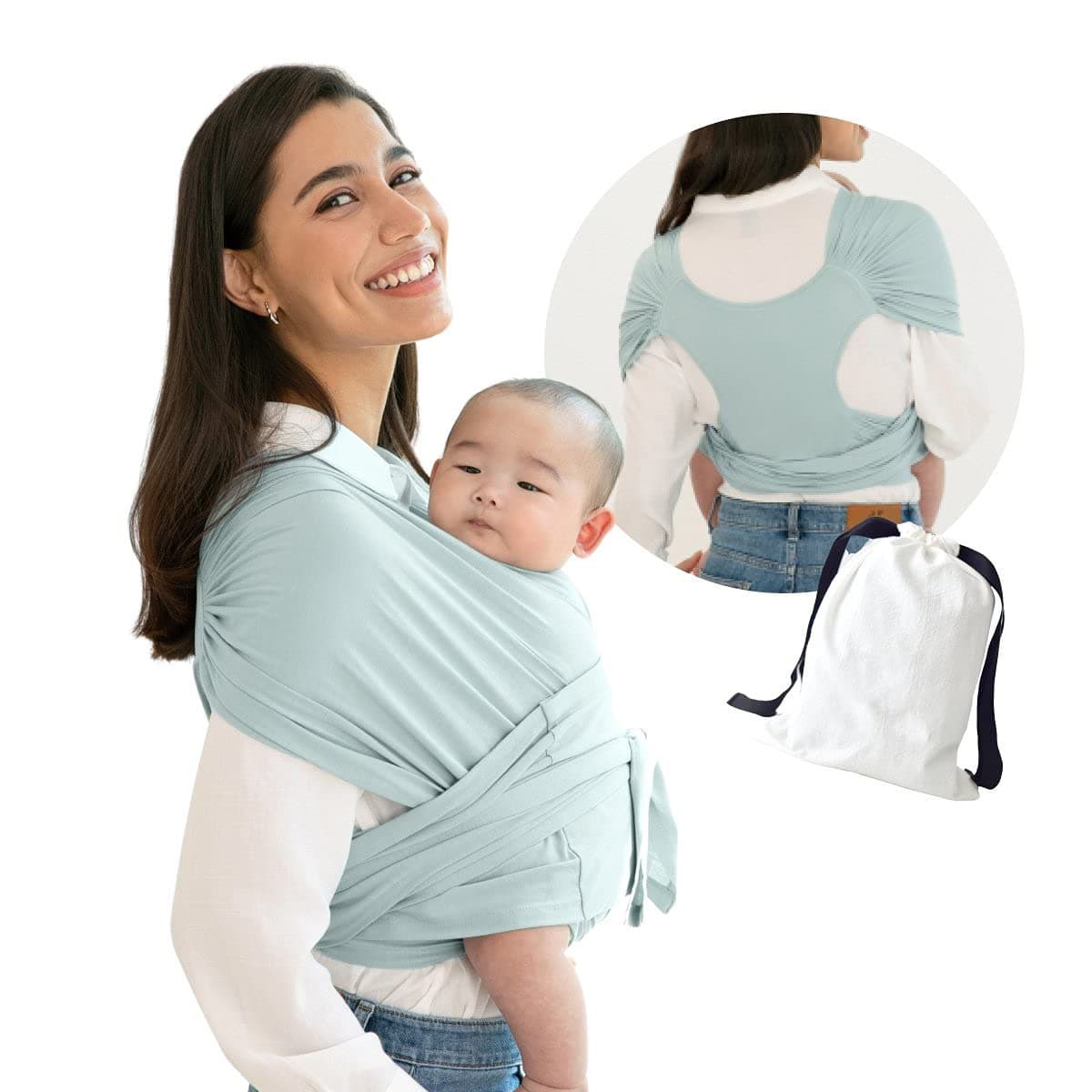 Sling, breathable children's suspenders for new born, simple scarf, lifting effect 1