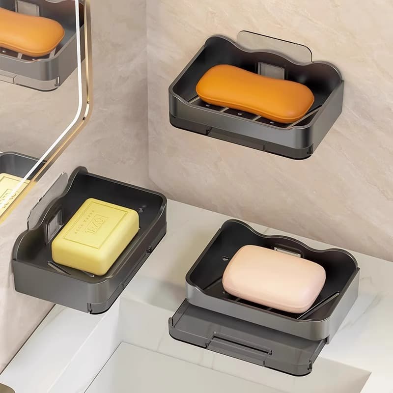 Double-layer soap holder, drying rack 3
