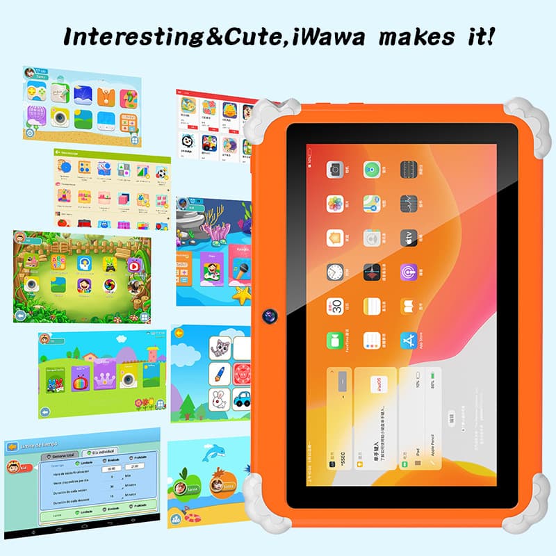 (Cross-border trading), smart children's pen, tablet laptop, 7 inch, Android, bluetooth, factory direct supply 2