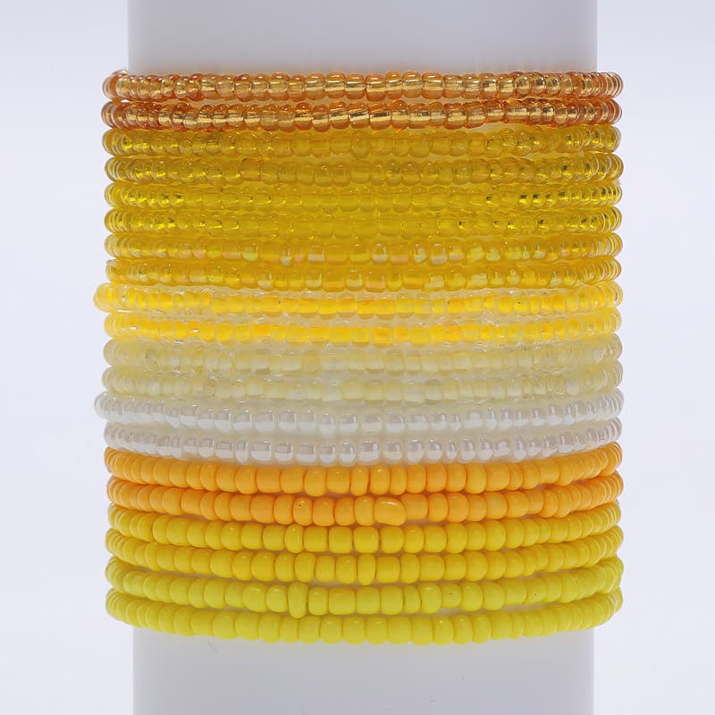 Fashionable beaded bracelet, glass jewelry, simple and elegant design, gradient 2