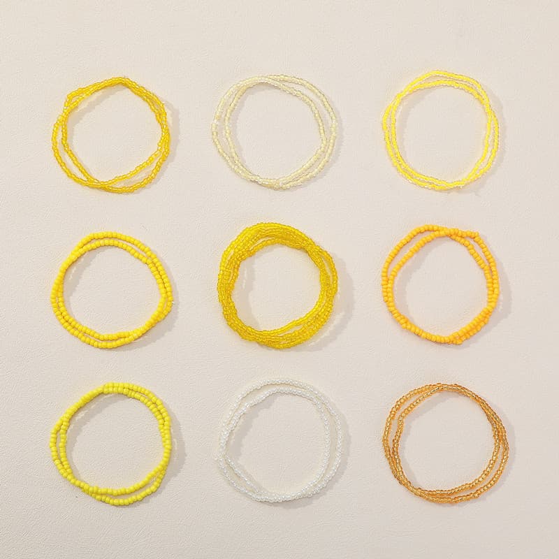 Fashionable beaded bracelet, glass jewelry, simple and elegant design, gradient 3