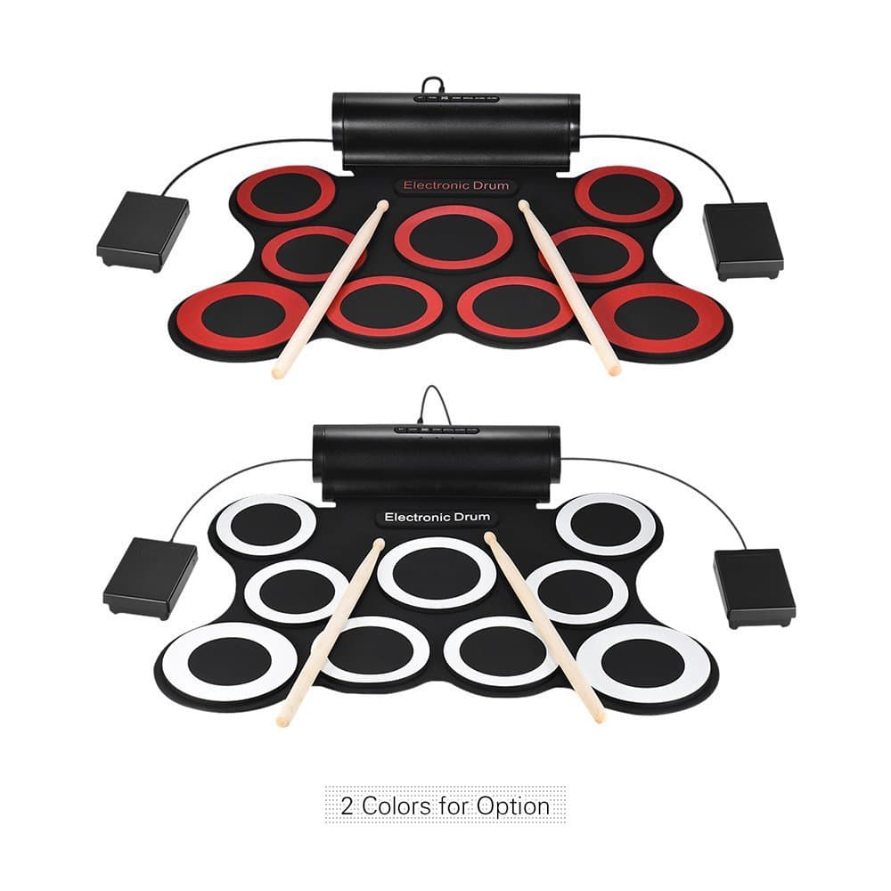 Electronic Roll Up Drum Kit Stereo Digital 9 Silicon Drum 2