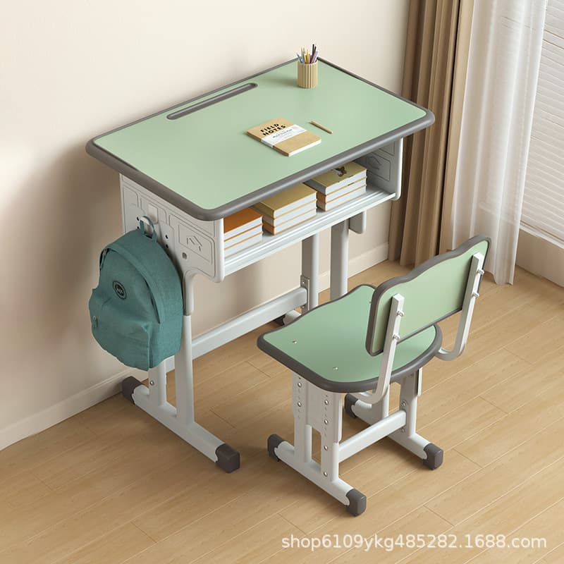 School of schools at the same school, desk desk, children's learning desk, writing desk, house chair, home children's work desk set set 4