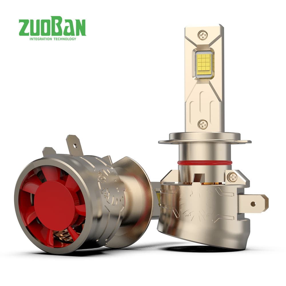 Direct plug-in high-bright spotlight LED car headlights are easy to install and waterproof and strong light headlights car light bulb 9005 5