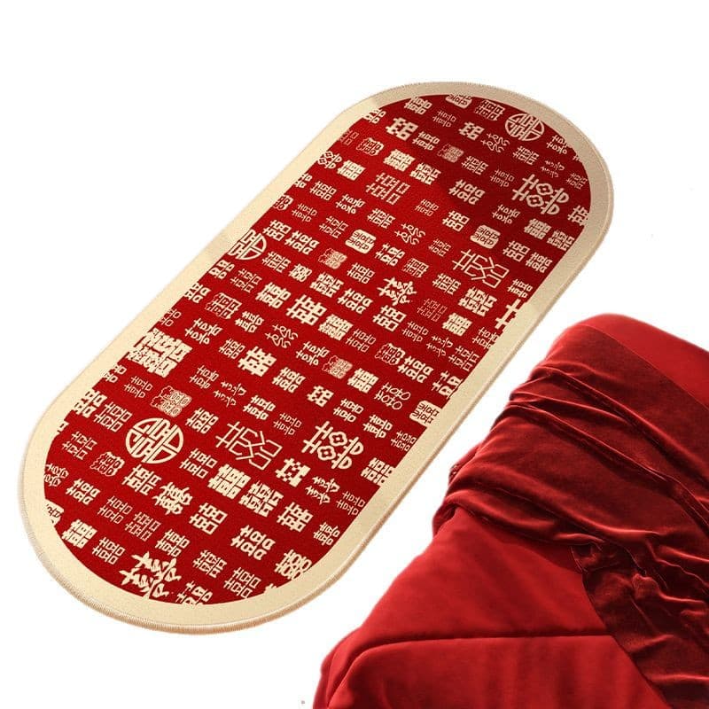 Festive wear-resistant doormat for bed for living room, carpet 5