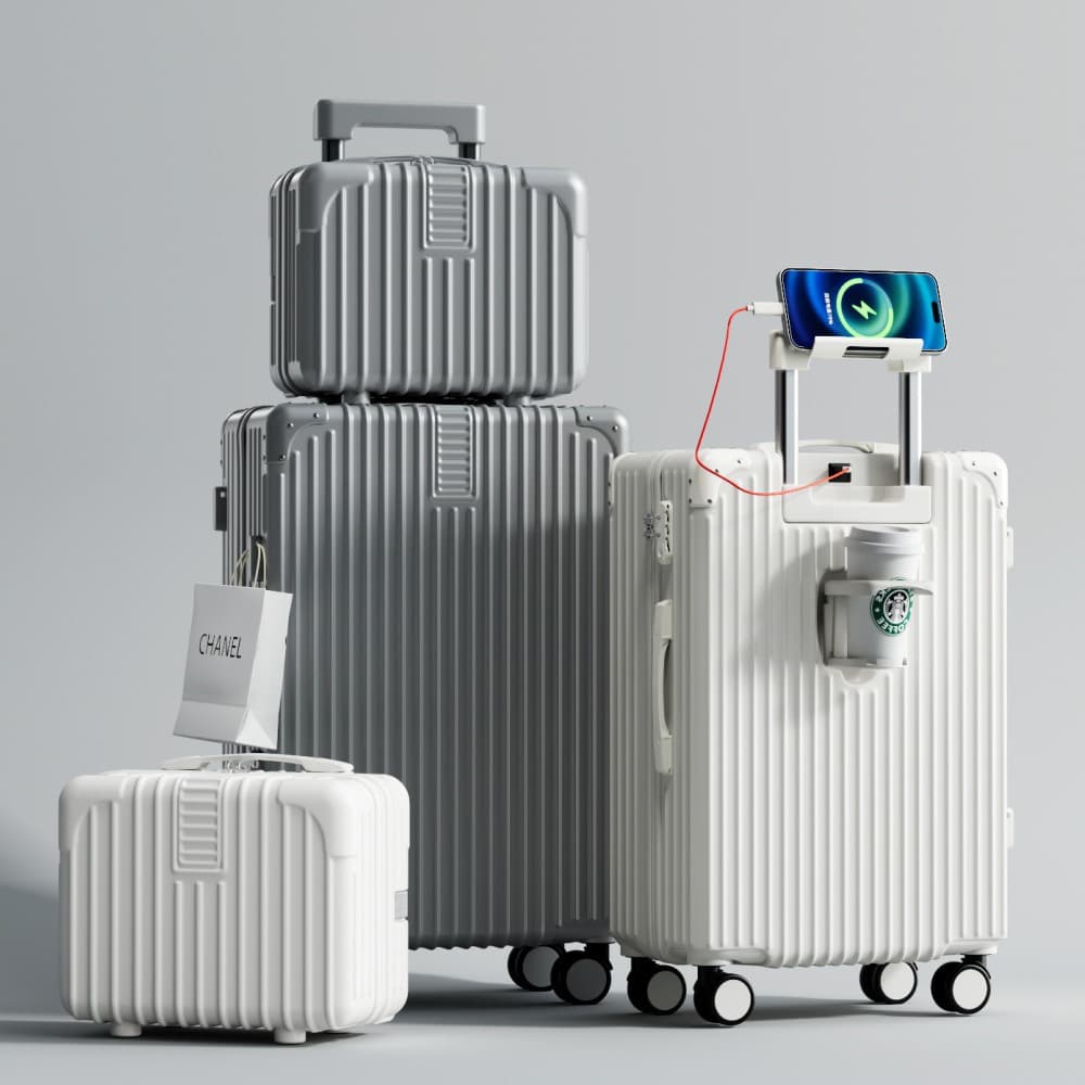 Retro universal suitcase, 20 inch, 24 inch, 28 inch 2