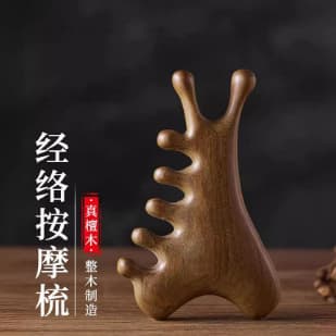 Creative resin meridian massage scalp comb head hair loss treatment scraping and unblocking meridian face artifact eye 4