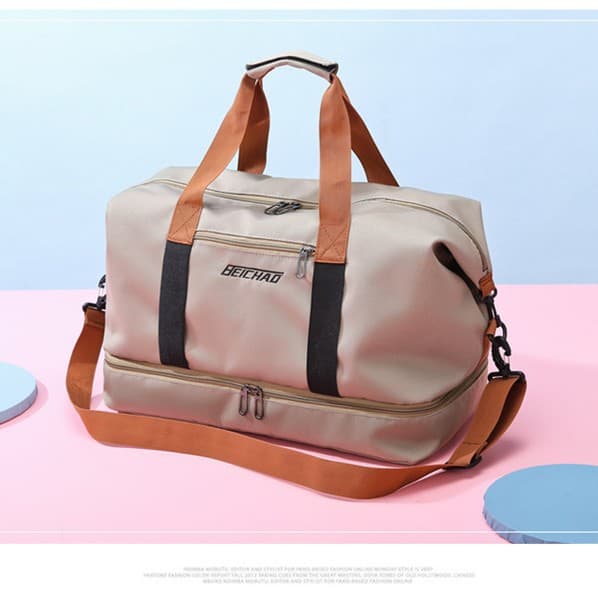 (Cross-border trading), yoga clothing, capacious sports bag wet and dry separation, travel bag for men and women for leisure, one-shoulder bag 2