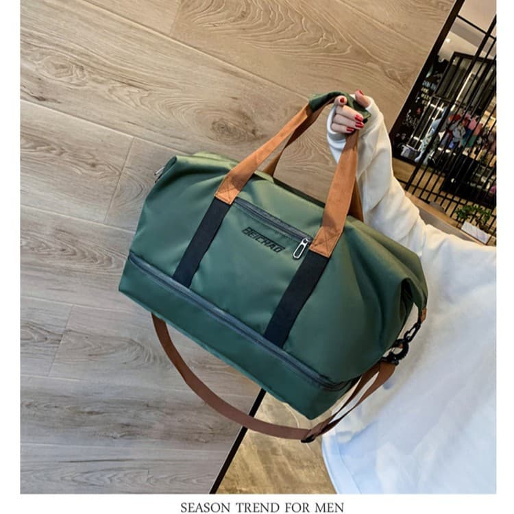 (Cross-border trading), yoga clothing, capacious sports bag wet and dry separation, travel bag for men and women for leisure, one-shoulder bag 4