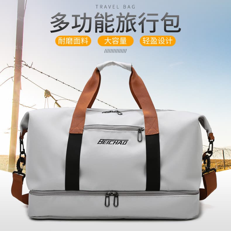 (Cross-border trading), yoga clothing, capacious sports bag wet and dry separation, travel bag for men and women for leisure, one-shoulder bag 1