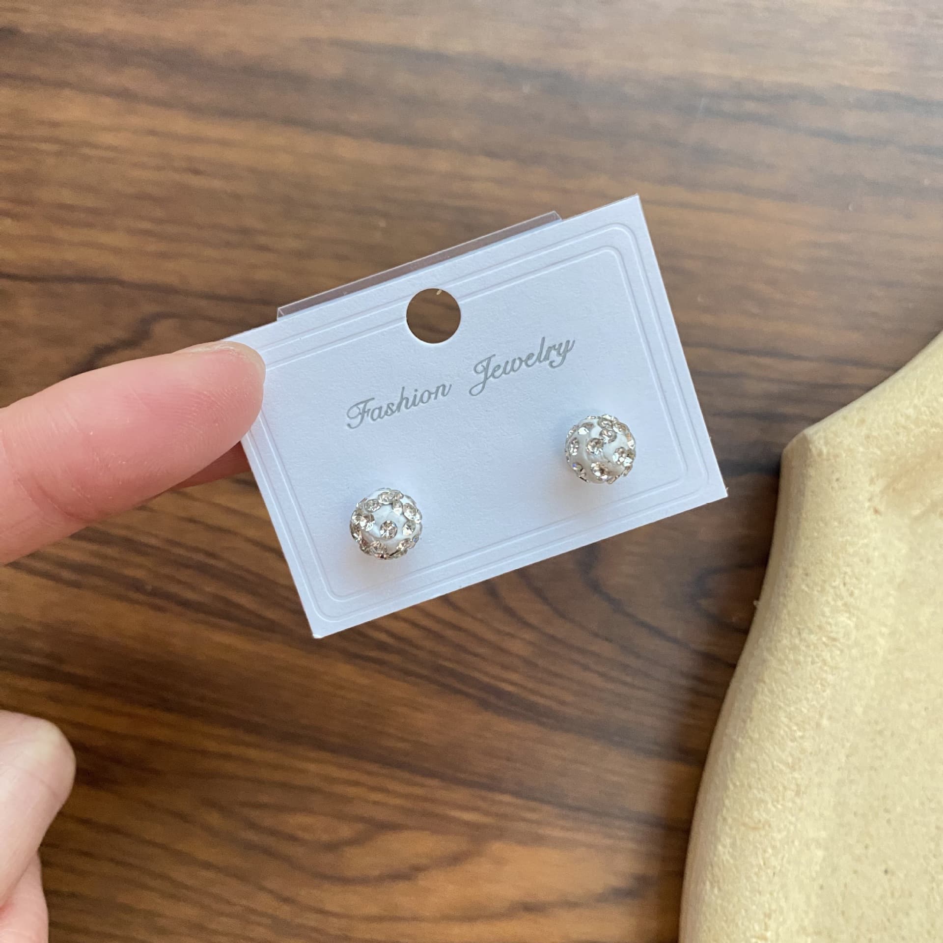 Fashion Jewelry PVC Earring Display Card - Waterproof