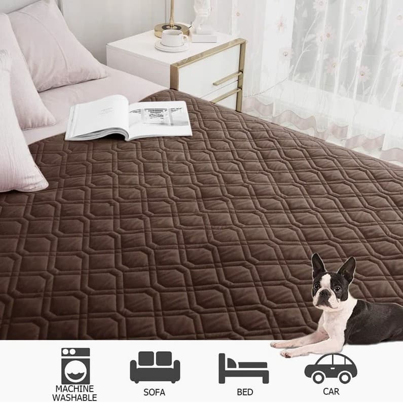 [Waterproof Dog Bed Cover Pet Blanket for Furniture Bed Couch] 3