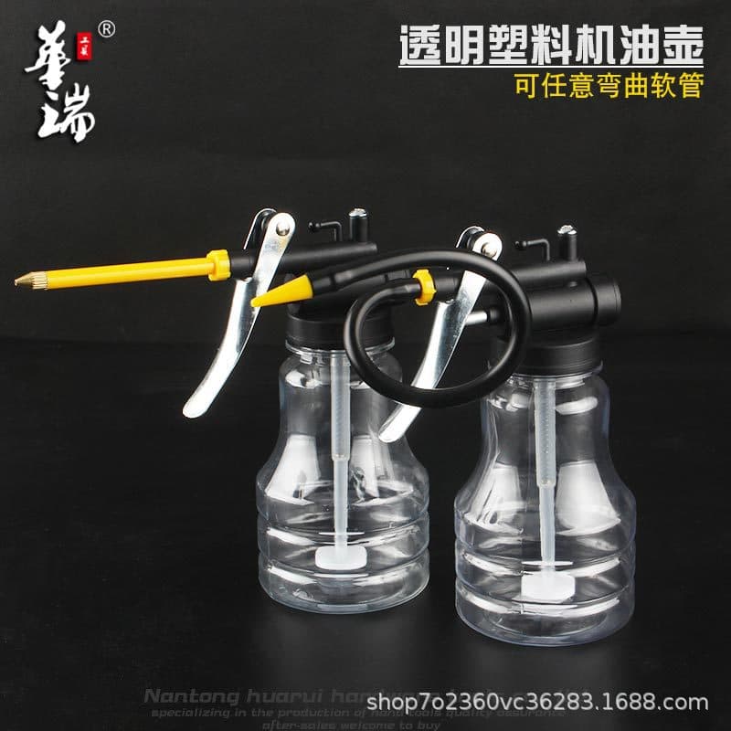 Machine oil pot Household oil gun Long mouth reinforcement high -pressure manual iron pot tanker lubricating gear oil injection device 4