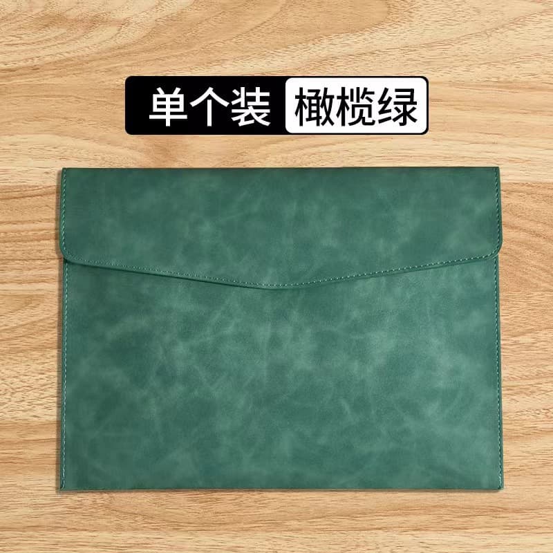 Retro waterproof capacious storage bag for documents, increased thickness 10