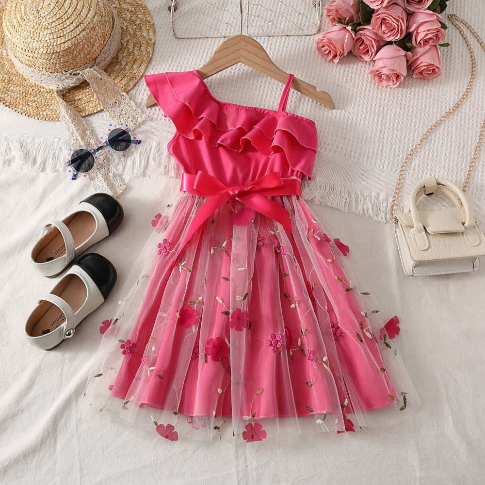 (Cross-border trading), fashionable brand dress, girl's skirt, lifting effect, tulle 3