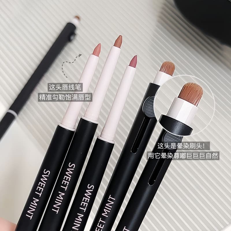 Double-sided three dimensional lip pencil, contouring 4
