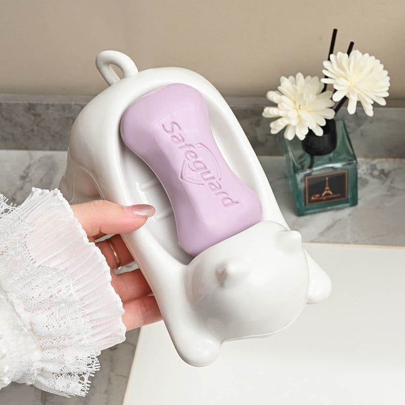 Cute cartoon soap holder, tubing 3