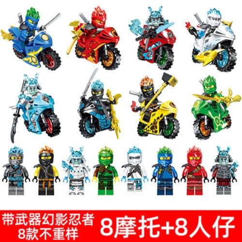 Lego, constructor, toy, minifigures, intellectual motorcycle for boys 3