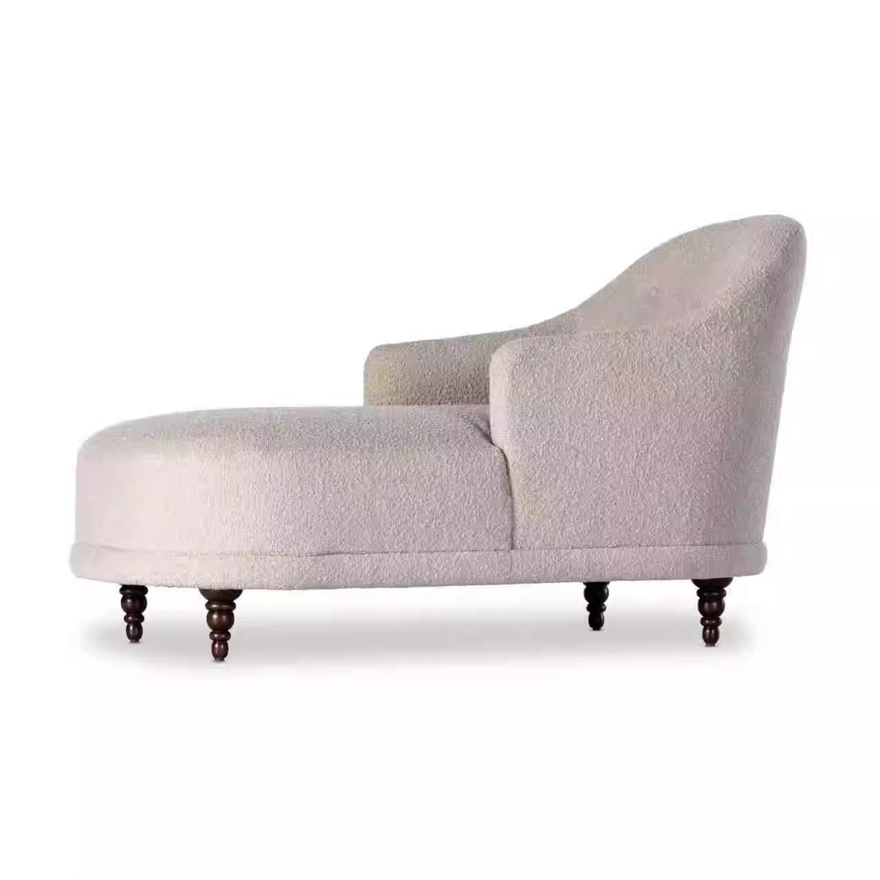 Nordic single sofa chair, lamb velvet living room leisure chair, designer model room, bedroom, Internet celebrity American log chair 4