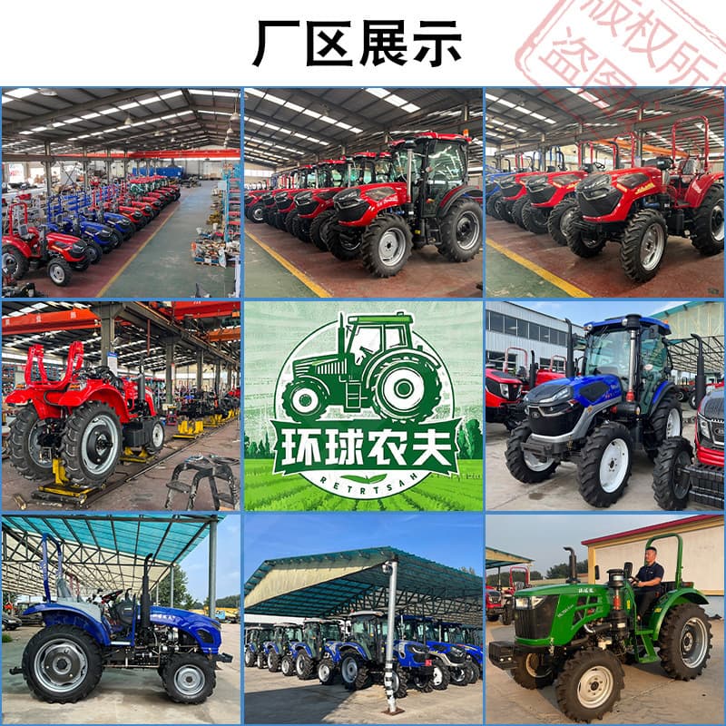 Mini Tractor 12 HP garden management farmland sowing transportation fertilization small tractor 3