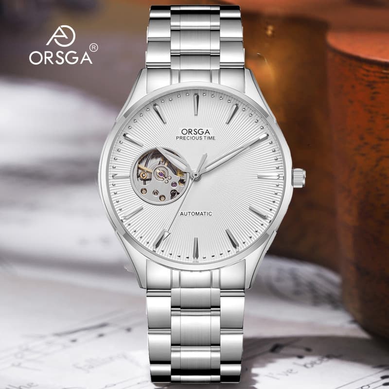 ORSGA (Cross-border trading), mechanical fashionable men's watch, fully automatic, simple and elegant design 3