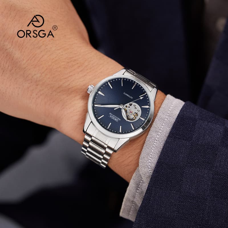 ORSGA (Cross-border trading), mechanical fashionable men's watch, fully automatic, simple and elegant design 4