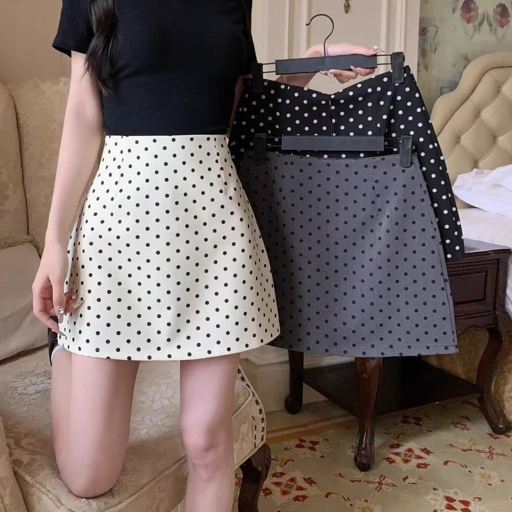 High-Waist Hip-Accented Mini Skirt 1