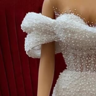 Tube top, evening dress, open shoulders, European style, graduation party, slim fit, "fish tail" cut 3