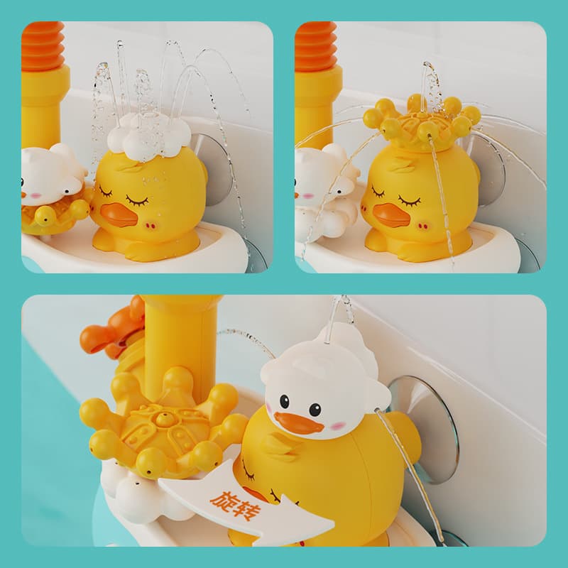 B.Duck, electric realistic children's toy play in water, baby hygiene product for bath, duck 3
