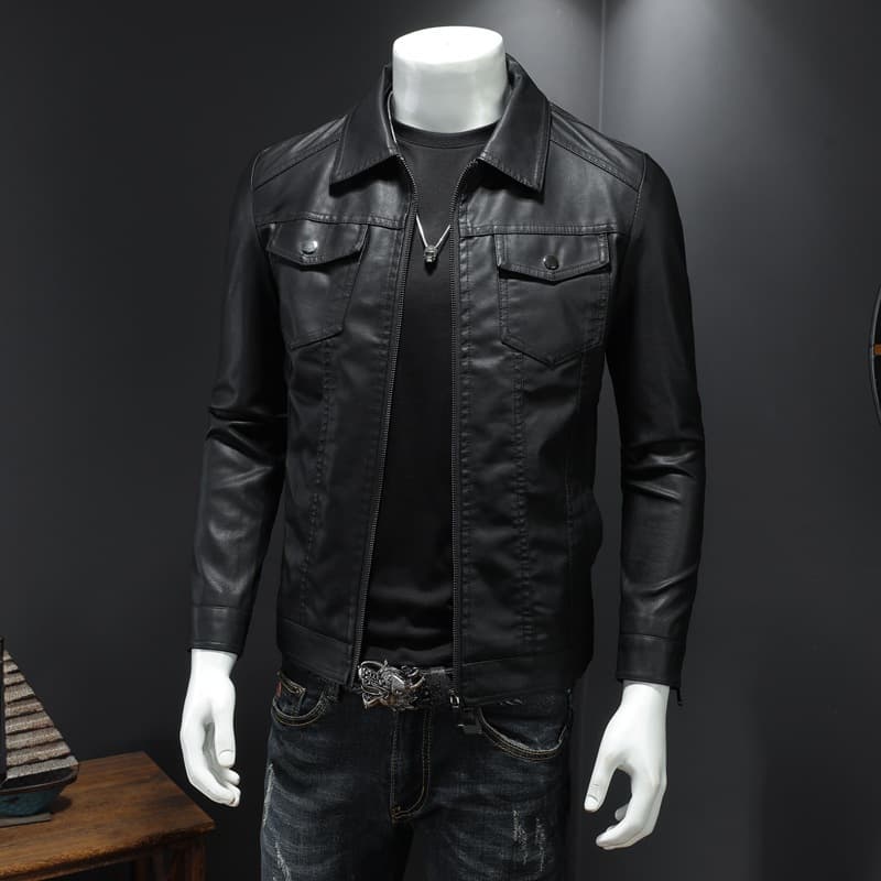 Autumn demi-season trend warm men's jacket, Korean style 2
