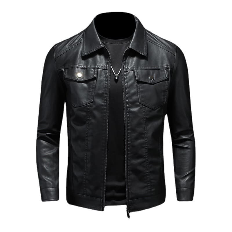 Autumn demi-season trend warm men's jacket, Korean style 5