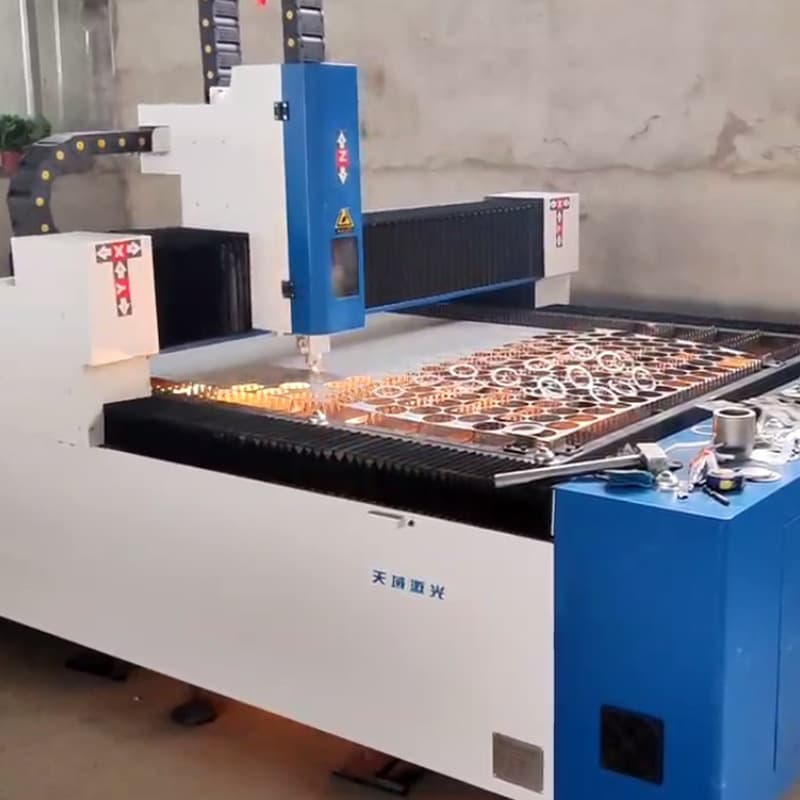 Tianyu metal sheet pipe efficient processing laser cutting machine computer drawing saves materials 2